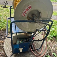 アサヒエースブレード CS-40MKD + 有光工業 US-40B 動力噴霧機｜高圧ホース・巻取リール付 の画像