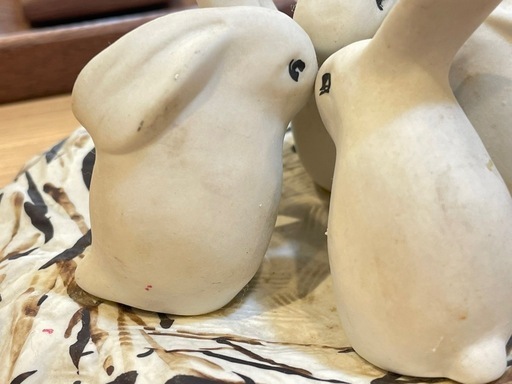 B7007 【アラビア】ヘルヤ リウッコ ウサギの巣 置物 フィンランド