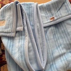 お話し中 ハナエモリ アクリル敷毛布の画像