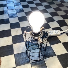 【リサイクルサービス八光】幅14.5㎝　ニトリ　フロアランプ　ラタン(籐)の画像