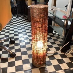 【リサイクルサービス八光】幅14.5㎝　ニトリ　フロアランプ　ラタン(籐)の画像