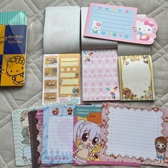 メモ帳セット　ちゃお　ディズニー　キティー　ウサハナの画像