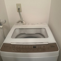 YAMADA SELECT 全自動洗濯機 8.0kg YWM-TV80G1（動作良好・引き取り限定） の画像