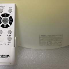 12畳用LEDシーリングライト　TOSHIBA  NLEH12BK1A-LC リモコンつき付きの画像