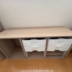 アイリスオーヤマ　3段　カラーボックス　横の画像