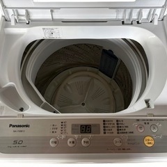 パナソニック 洗濯機  NA-F50B12  5.0kg 19年製の画像