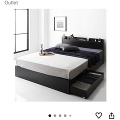 セミダブルベッドフレームの画像