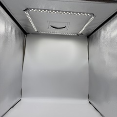 【美品・LED付】ハクバ 撮影ボックス スタジオボックス 60 AMZLEDSBX60 商品撮影・フリマにの画像