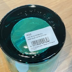 B7002【イッタラ マリメッコ】 キビ キャンドルホルダー シーブルーの画像