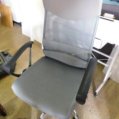 【JM866】ComHoma 昇降デスク 手動 キャスター付き デスク&OAチェアセットの画像