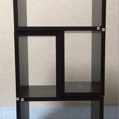 
ダークブラウン棚の画像