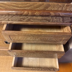 茶箪笥 昭和レトロ 木製 札幌引取の画像