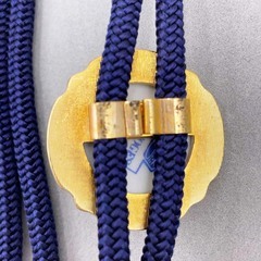 LIMOGES CASTEL リモージュキャッスル アンカー ループタイ ポーラータイ ネイビーの画像