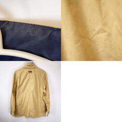 REGATTA CLUB レガッタ クラブ ジップアップ ジャケット コート ロゴ M ベージュ 011E857の画像