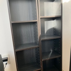 山善 本棚×2の画像