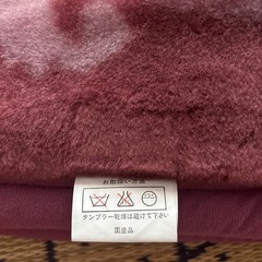 お話し中 西川の羊毛綿入り掛け毛布　毛布の画像