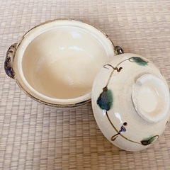 決まりました)ミニ土鍋 直径約17cm おひとりさま鍋の画像