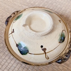 決まりました)ミニ土鍋 直径約17cm おひとりさま鍋の画像