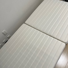 MUJI（無印良品）脚付きマットレス(分割タイプ)の画像