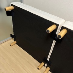 MUJI（無印良品）脚付きマットレス(分割タイプ)の画像