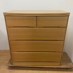 整理タンス　チェスト　木製　タンス　引き出し　4段の画像