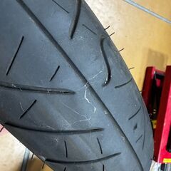 Vストローム250 から外したタイヤ2本セット 110/80-17 57H   170/70-17 66Hの画像