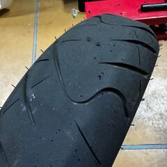 Vストローム250 から外したタイヤ2本セット 110/80-17 57H   170/70-17 66Hの画像