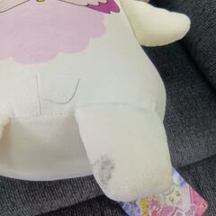 海外・日本製品のサルベージ品　バンダイ　プリルンぬいぐるみ　ちょっとシミあり。の画像