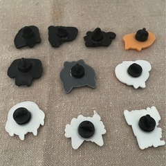 ピンバッチまとめて１０個の画像