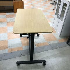 ＼家具＊家電のお店／【ジャングルジャングル石川金沢店】 昇降テーブル W(幅)88、通常50×D(奥行き)50×H(高さ)72～105cmの画像