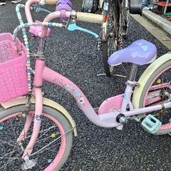 プリンセス　自転車　１８インチの画像