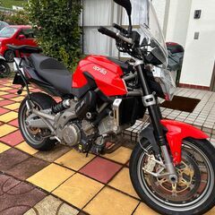極上ワンオーナー！アプリリア(Aprilia) シバー(SHIVER)750 レッド 低走行3800km ガレージ保管・ETC装備・交換歓迎！の画像