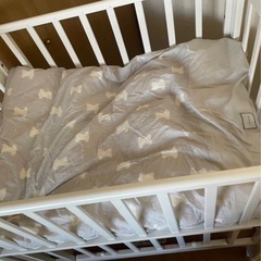 カトージ　ミニサイズ　ベビーベッド　布団一式セットの画像
