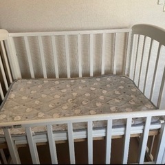 カトージ　ミニサイズ　ベビーベッド　布団一式セットの画像