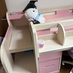 ベット勉強机収納セットの画像