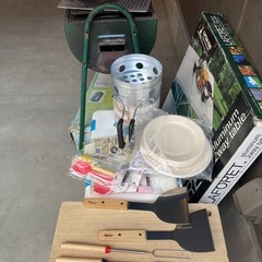 アウトドア　テーブル　コンロ　BBQセットの画像