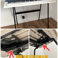 CASIO カシオ光ナビゲーションキーボード　LK215 電子キーボード　61鍵
の画像