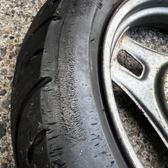 スズキ　ca1pb ホイール　ジャンク　原付　スクーター　ホイールの画像