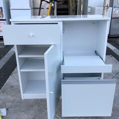 【倉庫保管】食器棚 レンジ台 キッチンカウンター【送料に設置費込み】🚚自社配送時💳代引き可🚚(現金、クレジット、スマホ決済対応)の画像