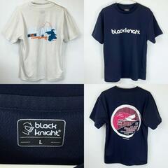 [4点セット] black knight ブラックナイト オールジャパン 全日本総合バドミントン選手権 ドライシャツ プラシャツ L ユニセックスの画像