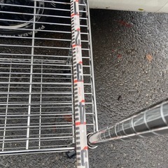 キャスター付き　メタルラック　シェルフ　棚の画像