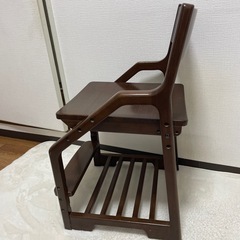 ケユカ　子供学習椅子　ブラウンの画像