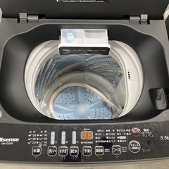 ⭐︎6ヶ月保証⭐︎ハイセンス　5.5kg洗濯機　2022年製　HW-G55EKの画像
