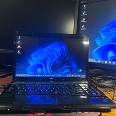 ノートパソコン NEC LaVie Windows11 25H2 CPU  i7-2630QM メモリ8GB SSD128GB Blu-ray Office2021 BIOSアップデート済みの画像