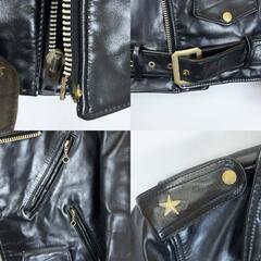 Schott ショット PERFECTO 613XH ワンスター ダブル ライダースジャケット 36 ブラック メンズ USA製の画像