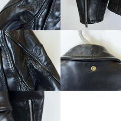 Schott ショット PERFECTO 613XH ワンスター ダブル ライダースジャケット 36 ブラック メンズ USA製の画像