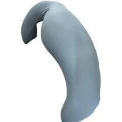 MOGU マタニティピロー 抱き枕 グレー 約100cmの画像