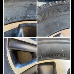 トヨタ純正ホイール 6-15+50 114.3-5H 205/65R16 VRX2の画像