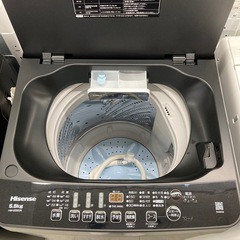 ⭐︎1年間保証⭐︎ハイセンス　5.5kg洗濯機　2024年製　HW-G55E2Kの画像
