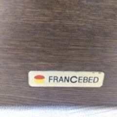 札幌市近郊の方限定！送料無料！収納付きセミダブルベッドフレーム フランスベッド/France BeDの画像